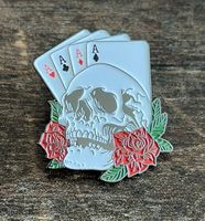 Pin Jass Karten Toden Kopf