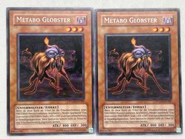 Yu-Gi-Oh! 2x Karte: Metabo Globster - Top Zustand!