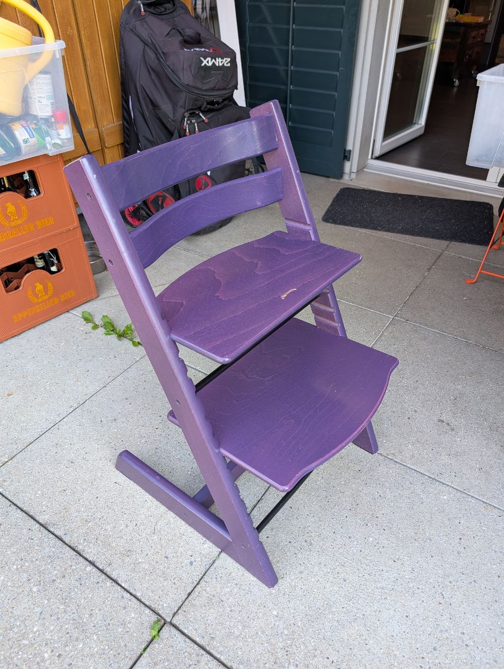 Stokke Seggioloni: Stokke Tripp Trapp in Violett – Usato da Dielsdorf venduto da Faebuva