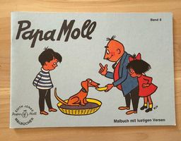 Papa Moll Malibuch Band 8, neuwertig für Sammler,unbemalt