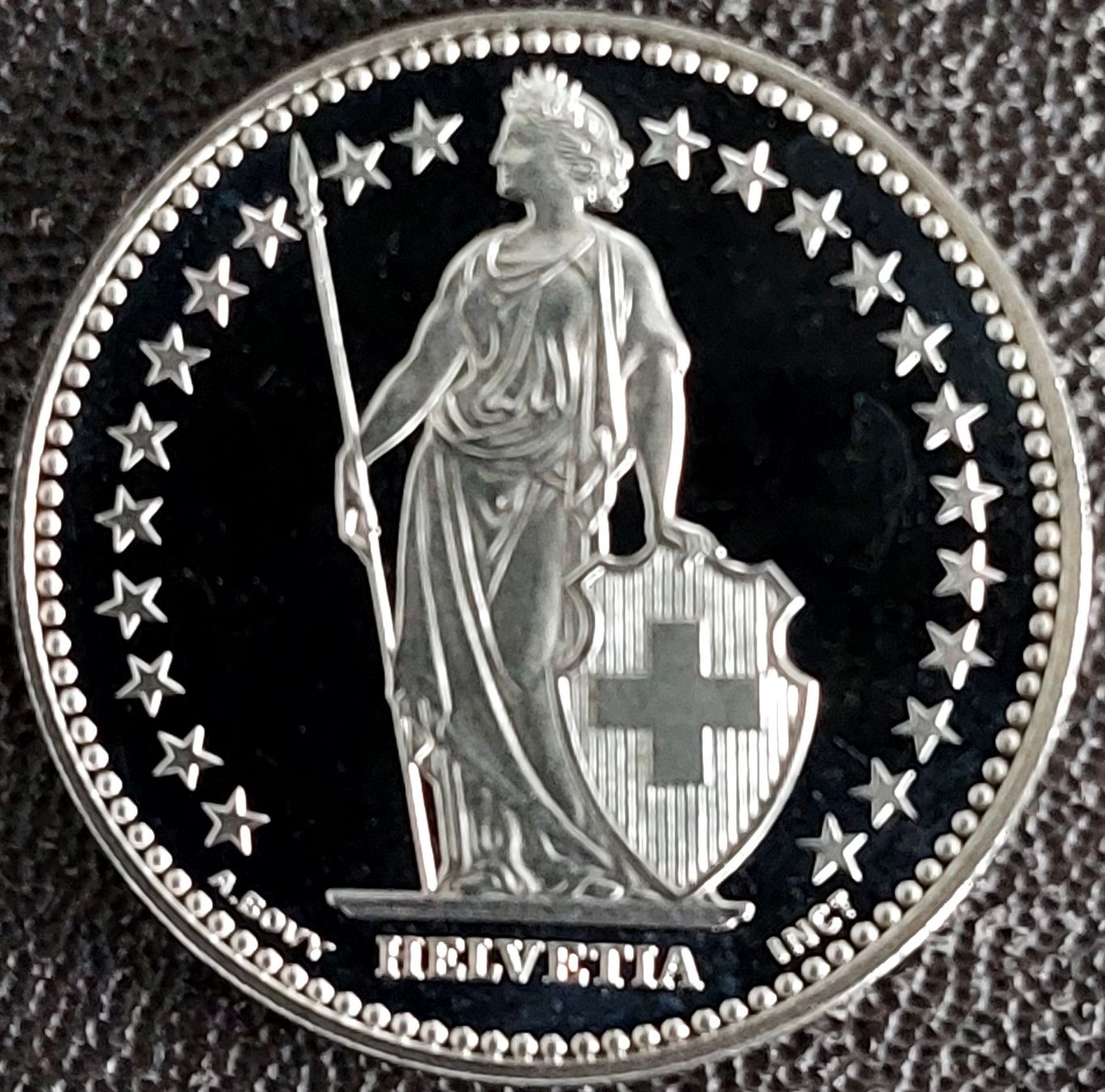 Tutti le monete: 2 Franken 1994 stgl. / aus Münzsatz – Nuovo (secondo la descrizione) da Arch venduto da coinsandmore 1