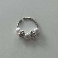 Edelstahl Perlen Piercing 