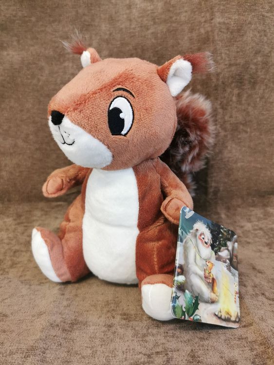 HANSA Plüschtier Eichhörnchen – 23 Cm – Hochwertiges Stofftier Ab 36 Monaten – Realistisches Kuscheltier