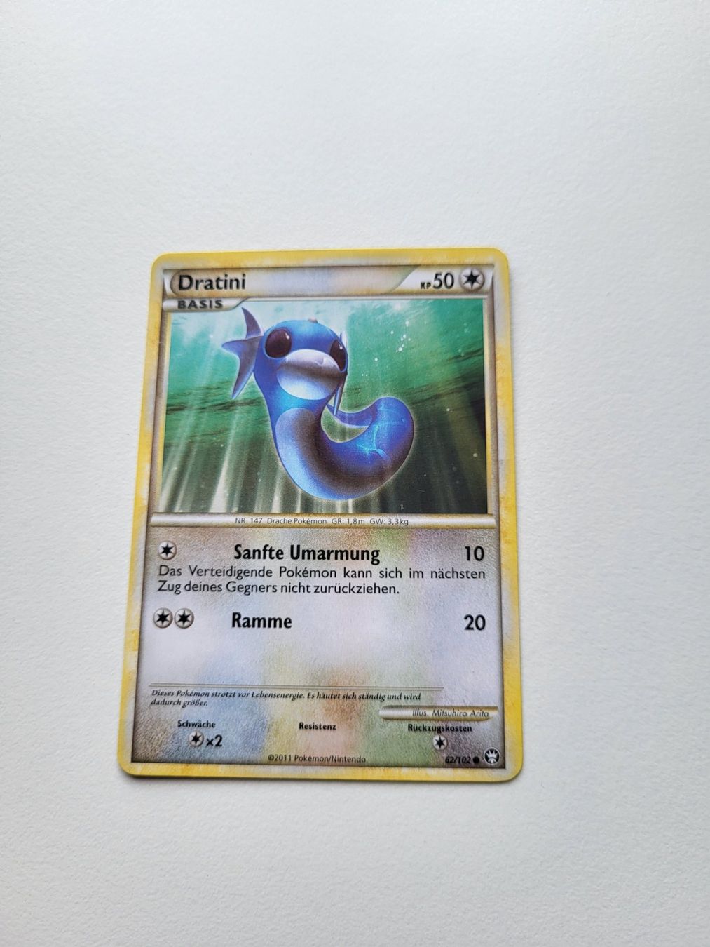 Pokémon Carte collezionabili: Dratini (Triumphant 62/102) – Usato da Erlenbach ZH venduto da ram_mjn5