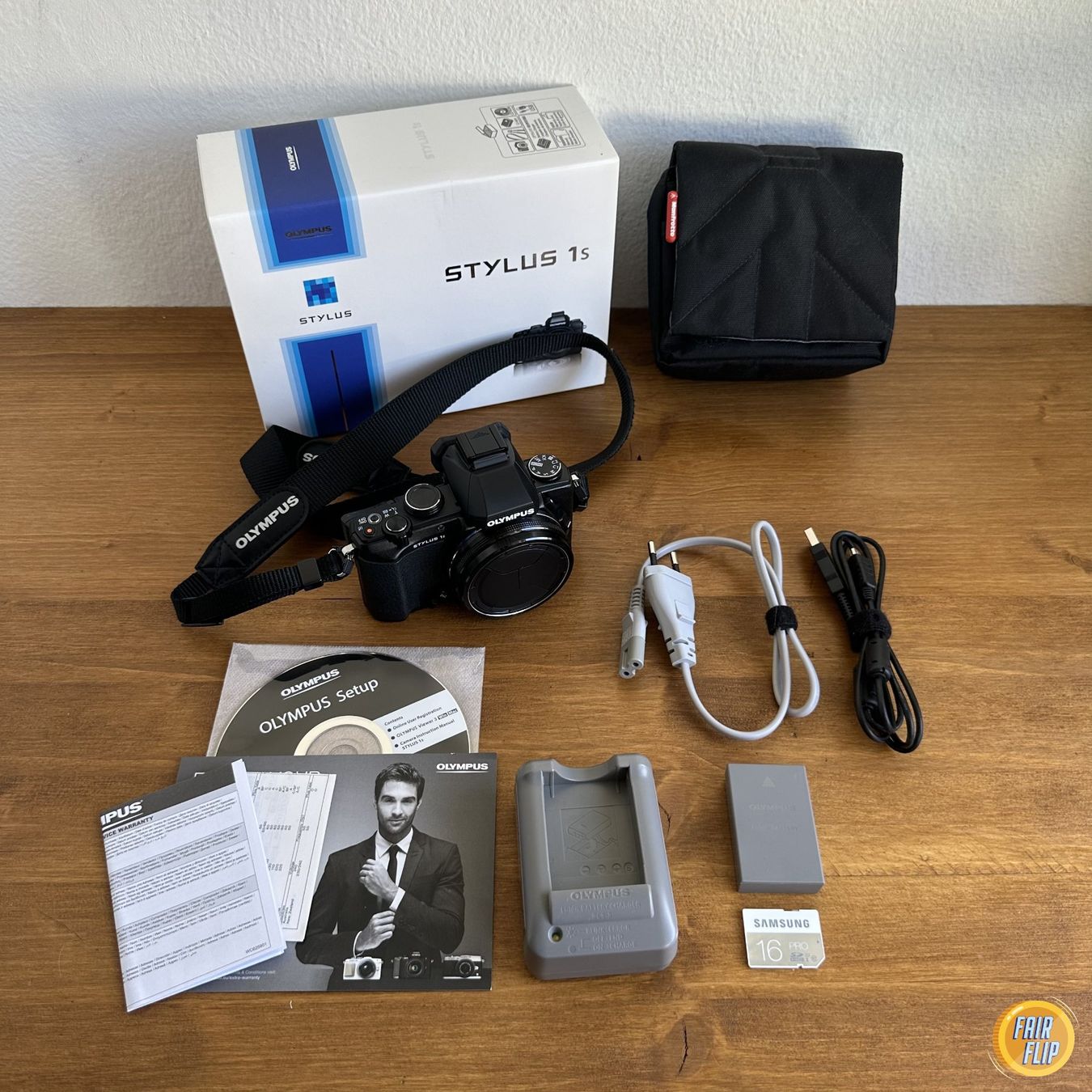 Olympus Kamera: Olympus Stylus 1s Kompaktkamera mit Tasche – Gebraucht aus Luzern von fairflip