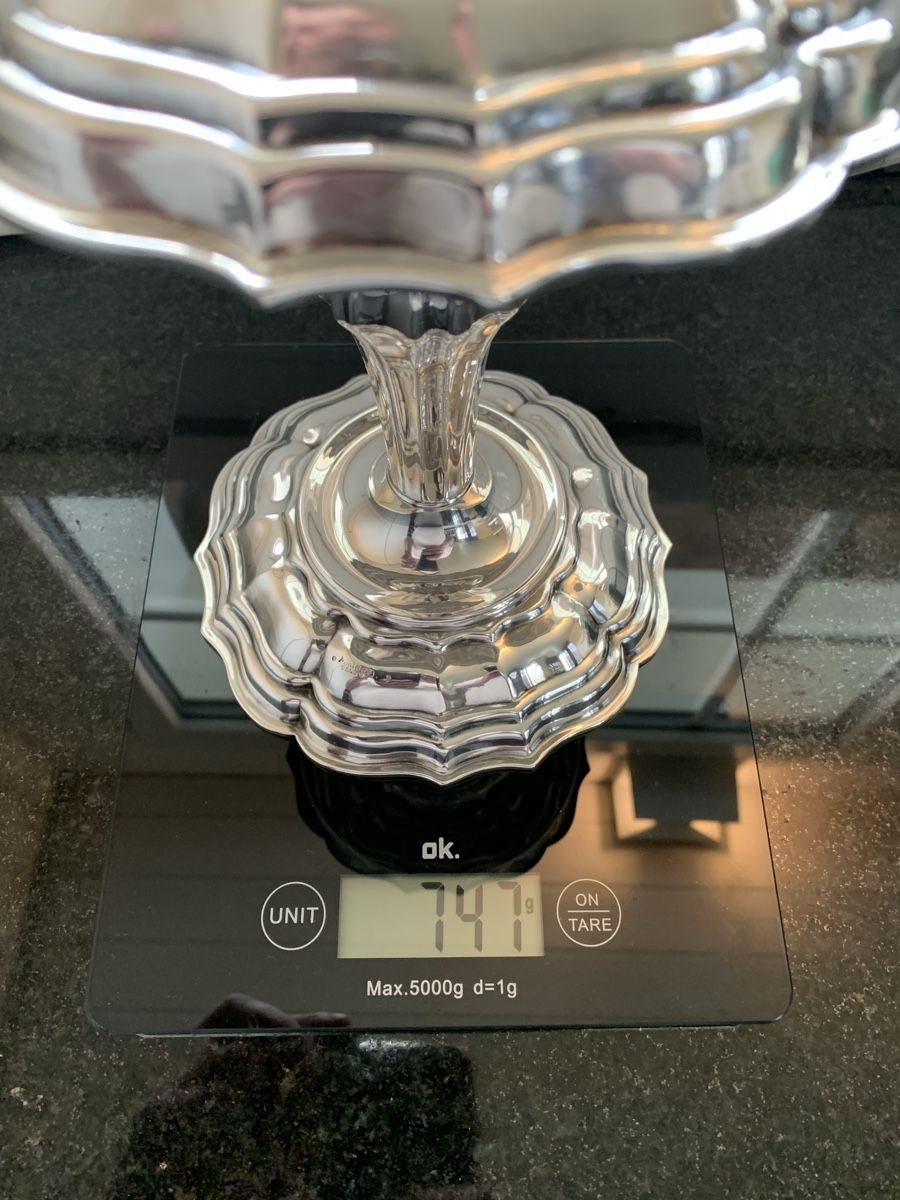 Portacandele: Kerzenständer 800 Silber – Usato da Zollikofen venduto da ausmisten_at_home 7