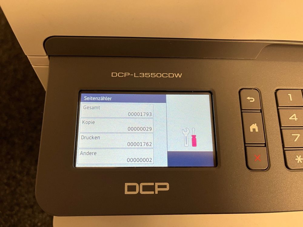 Farb Laser Drucker Brother DCP-L3550CDW - praktisch neu