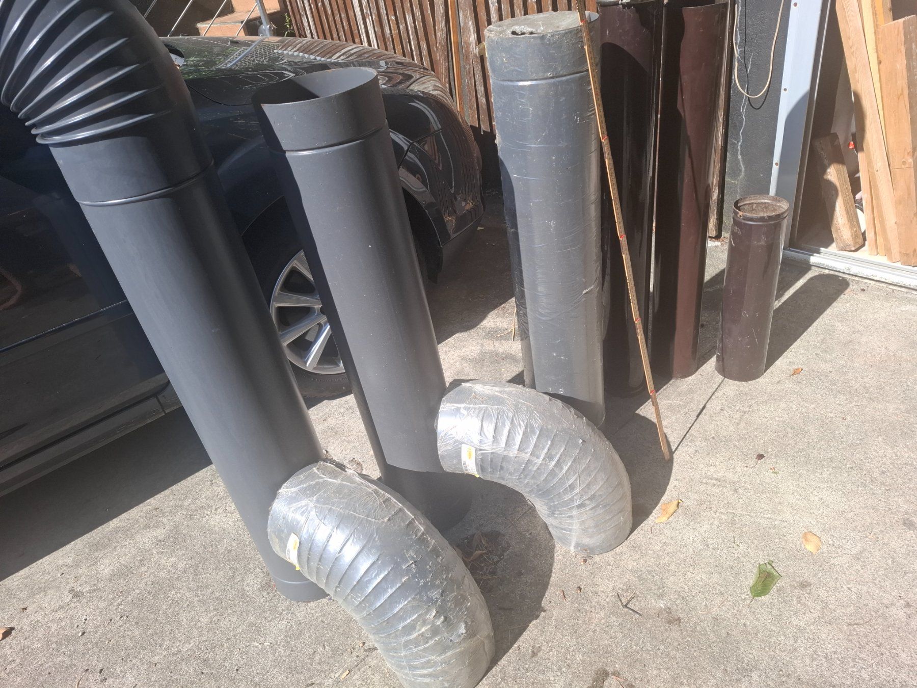 Poêles de chauffage: Tuyaux raccord cheminée – D'occasion à bassecourt par yolekmer