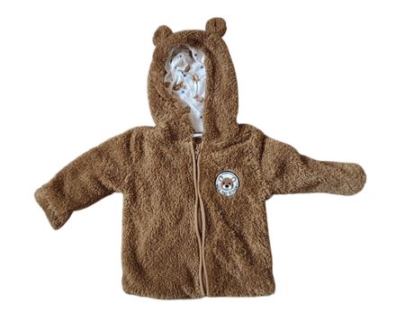 Süsse, warme Teddy-Jacke in Gr. 68