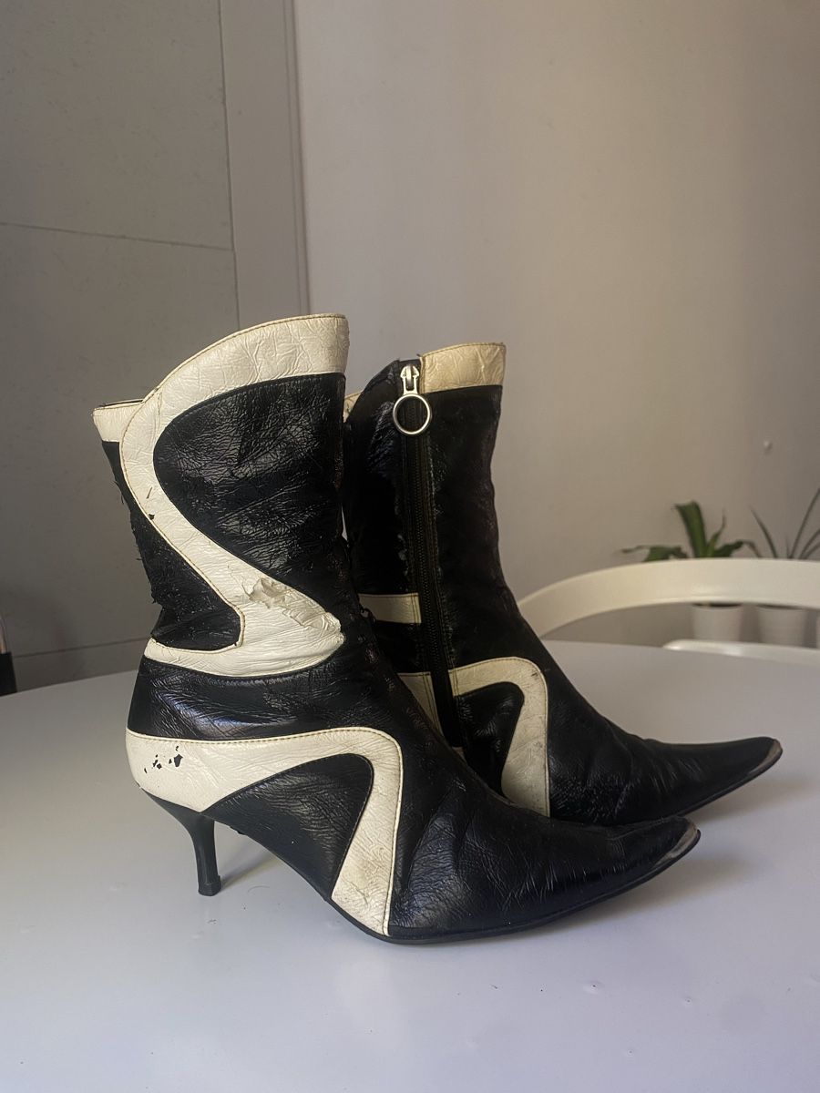 Scarpe da donna: Unique Y2k Cowboy-Stiefel spitz – Usato da Zürich venduto da Nadjaaaa_ 2