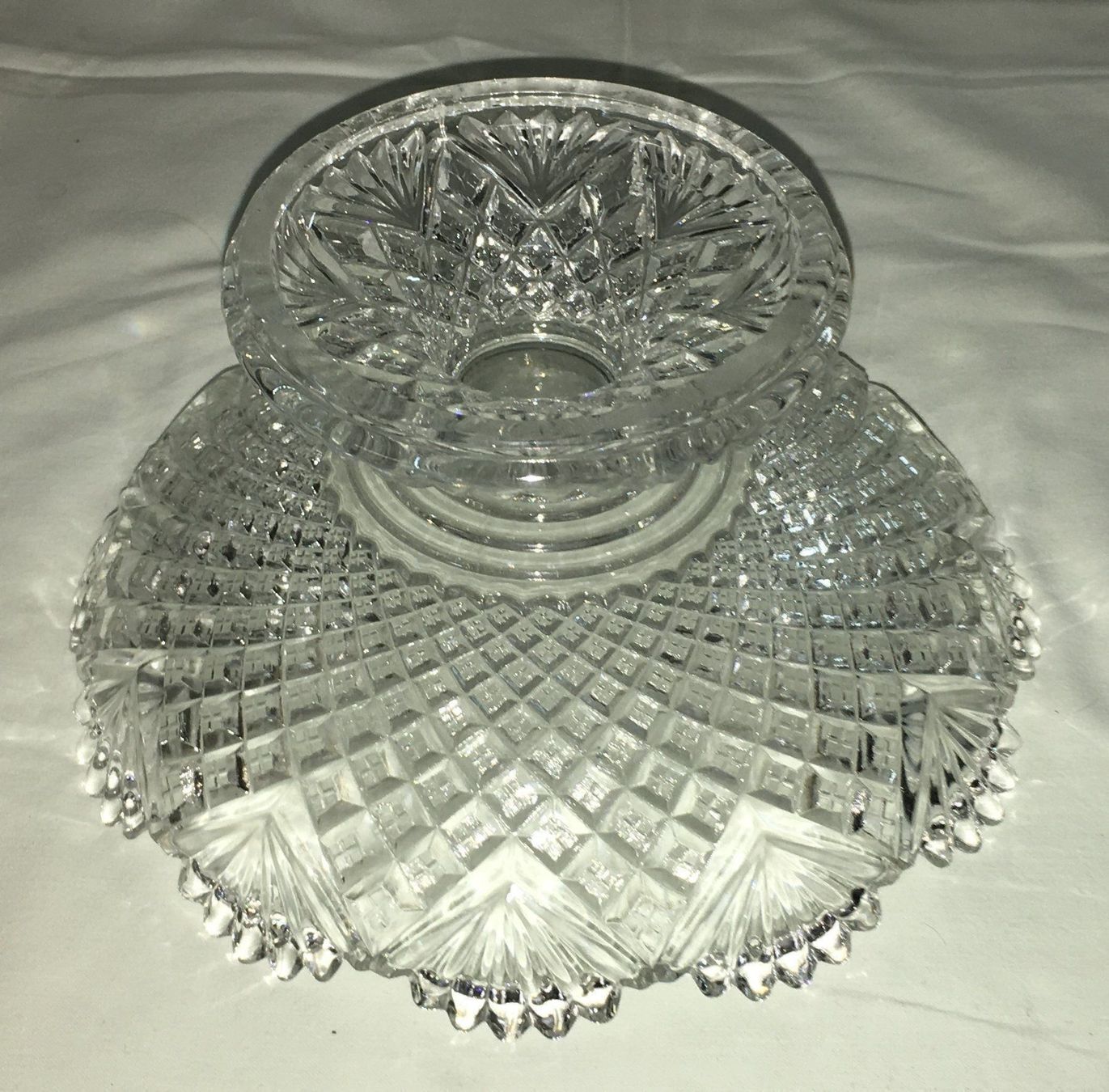 Schalen: Bleikristall-Schale - D 20x H 10 cm – Gebraucht aus Oftringen von Vucki 5