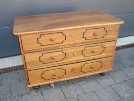antike Barock Kommode, Nussbaumholz