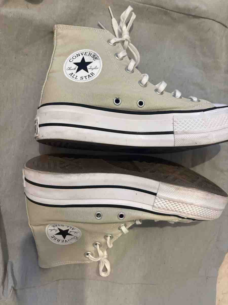 Converse Scarpe da donna: Converse Chuck Taylor High Sage green – Usato da Gebenstorf venduto da mutha3
