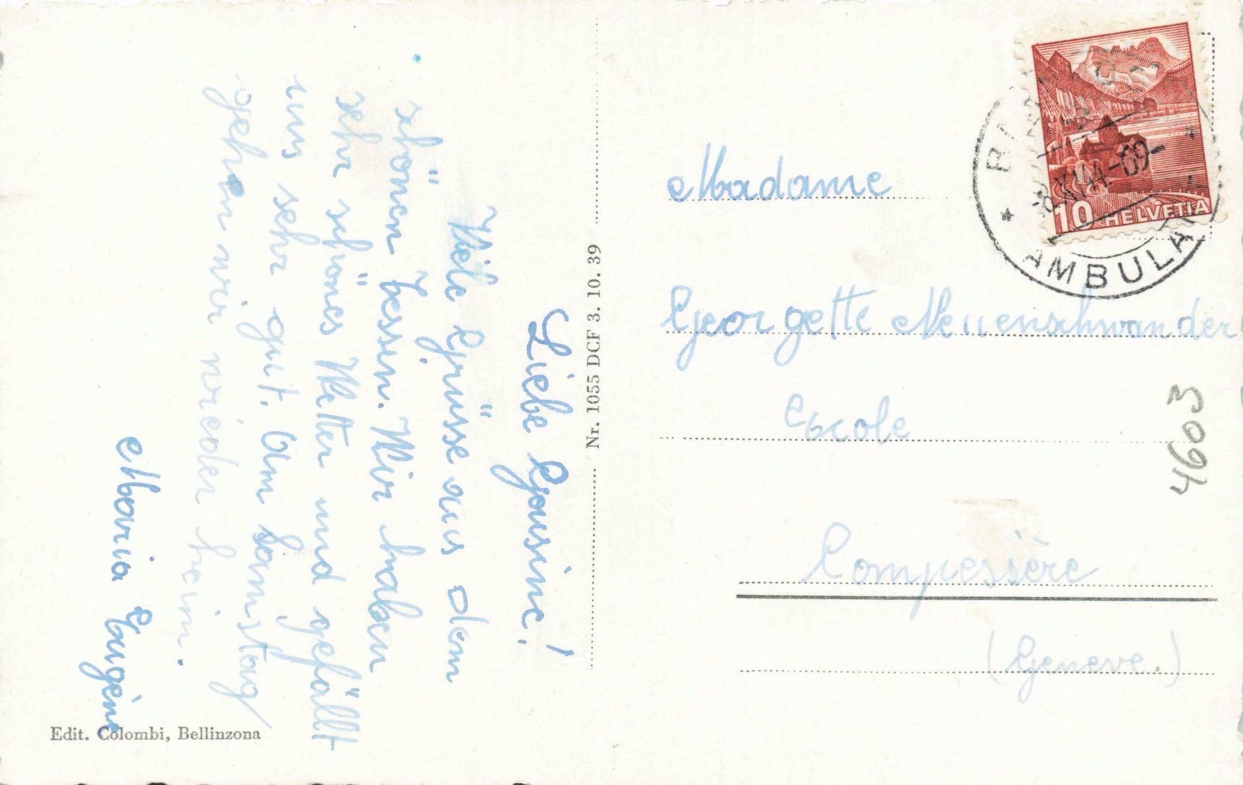 Cartes postales: Bellinzona A – D'occasion à Biasca par Blenio71 1
