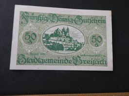 Dt. Reich,  Breisach - Notgeldschein
