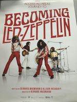 Poster Becoming Led-Zeppelin Film Movie Zustand Gut