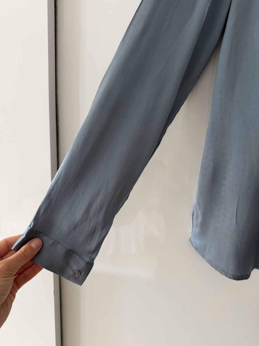 Camicette: Silk blue blouse shirt – Nuovo (secondo la descrizione) da Uster venduto da Monika_OB 2