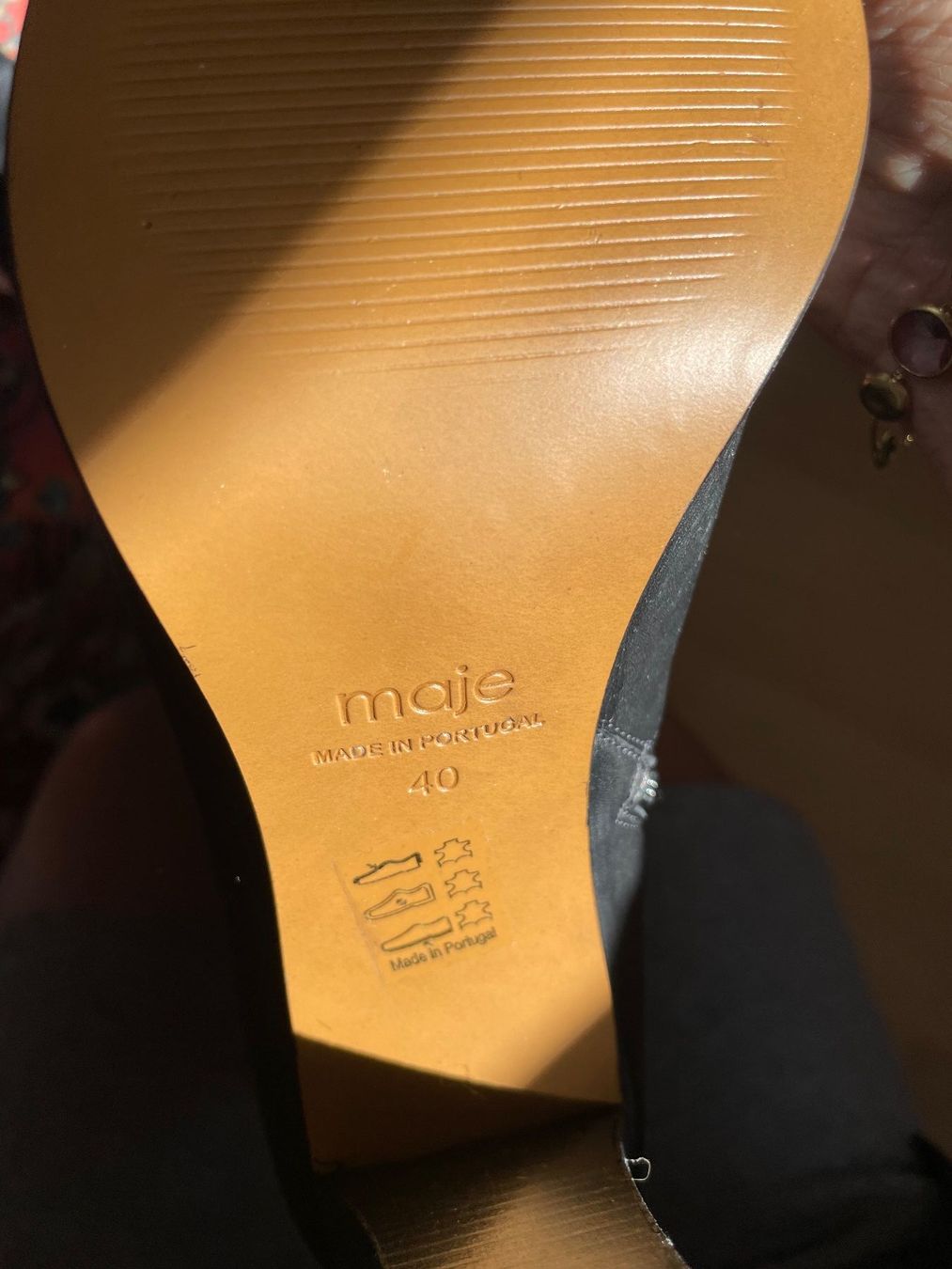Maje Scarpe da donna: Leder Stiefel von Maje / Gr. 40 – Nuovo (secondo la descrizione) da Wettingen venduto da sonn5 5
