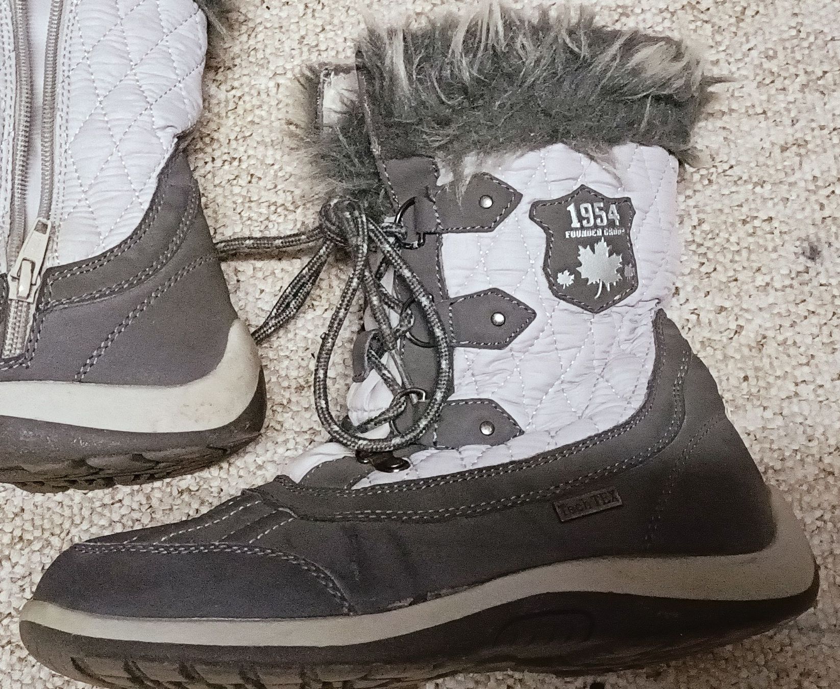 Scarpe per ragazze: Warme Winterstiefel Gr. 37 Tech TEX – Usato da Uster venduto da alcor33