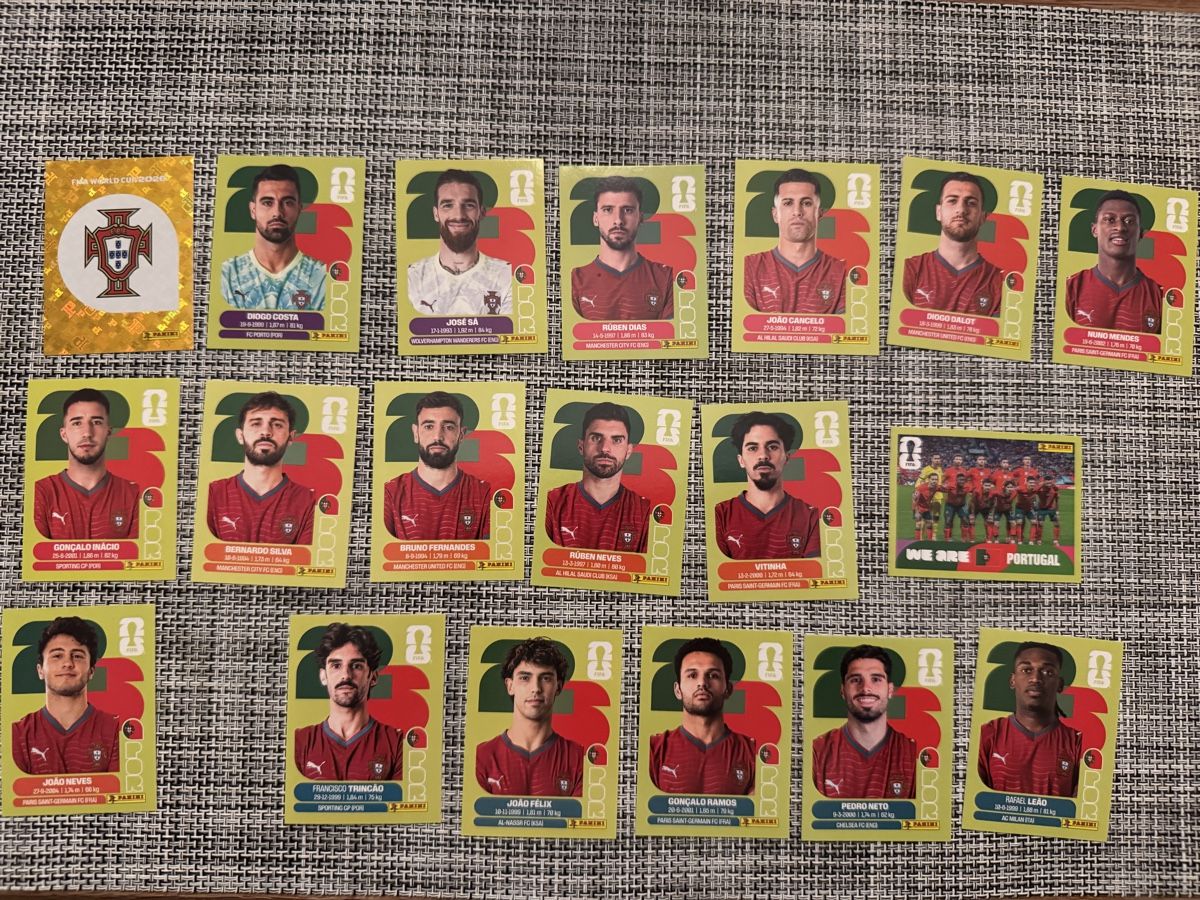 Panini Sammelbilder & Trading cards: WM 2026 Paninibilder PORTUGAL  – Neu und originalverpackt aus Bubendorf von ale_6fxg