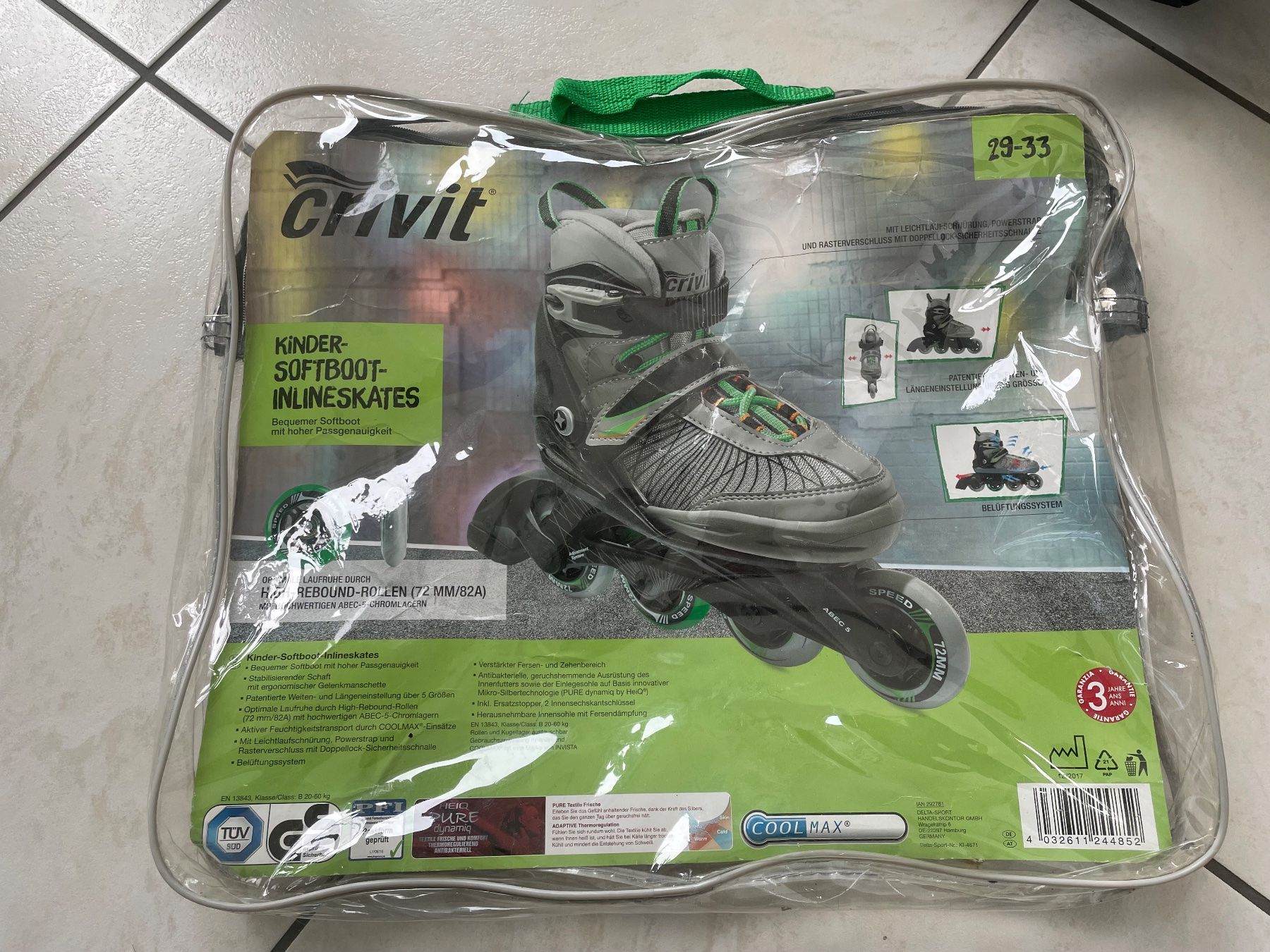 Pattini in linea & Pattini a rotelle: Kinder Softboot-Inlinesaktes und Skating-Schutz – Usato da Kloten venduto da Ceci76 5