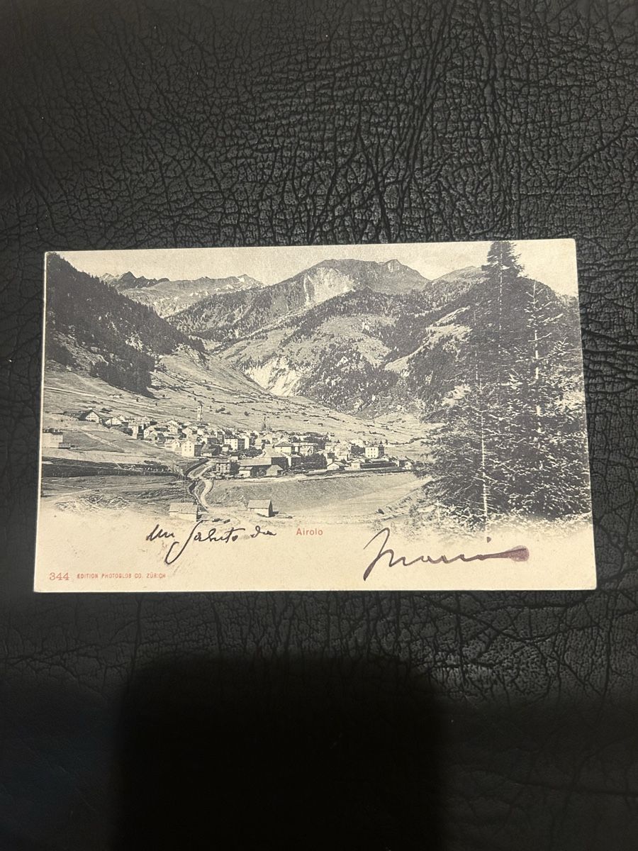 Ansichtskarten: Airolo 1902 – Gebraucht aus Breganzona von Milesbo