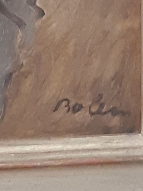Gemälde: Ernest Bolens - Selbstportrait – Gebraucht aus Stetten AG von Brissago25 1