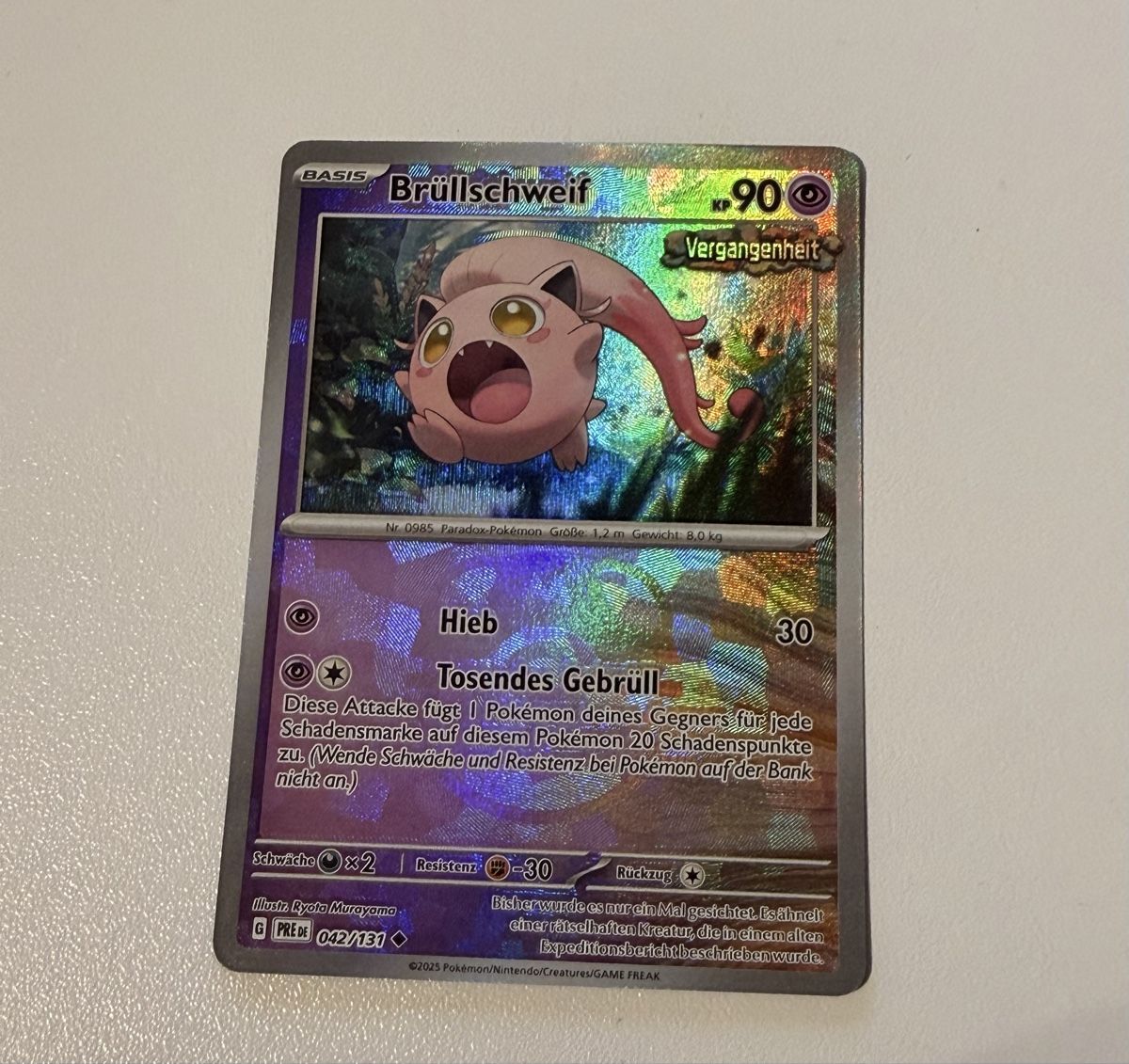 Pokémon Carte collezionabili: Brüllschweif #42 Masterball  – Usato da Au SG venduto da Bego1 1