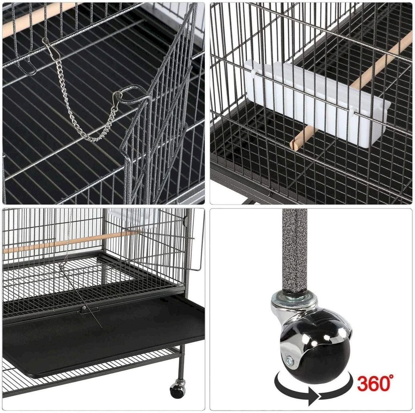 Käfige, Transport & Sicherheit: Vogelvoliere großer mit Rollen 131cm – Neu und originalverpackt aus Bottighofen von zaap 5