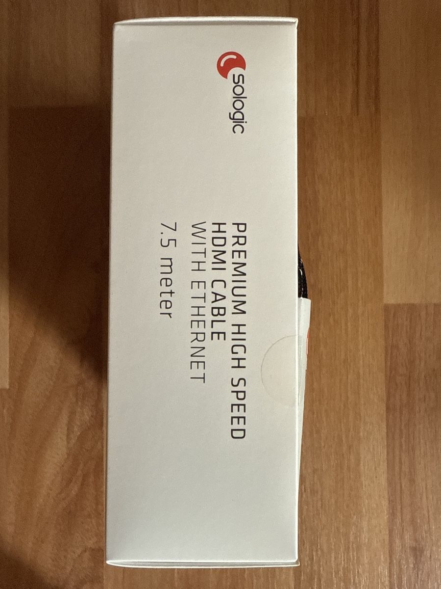 Cavi: Sologic HDMI Kabel 7.5m #6 mit Winkeladapter 4K – Nuovo (secondo la descrizione) da St. Gallen venduto da mai_2lcj 2