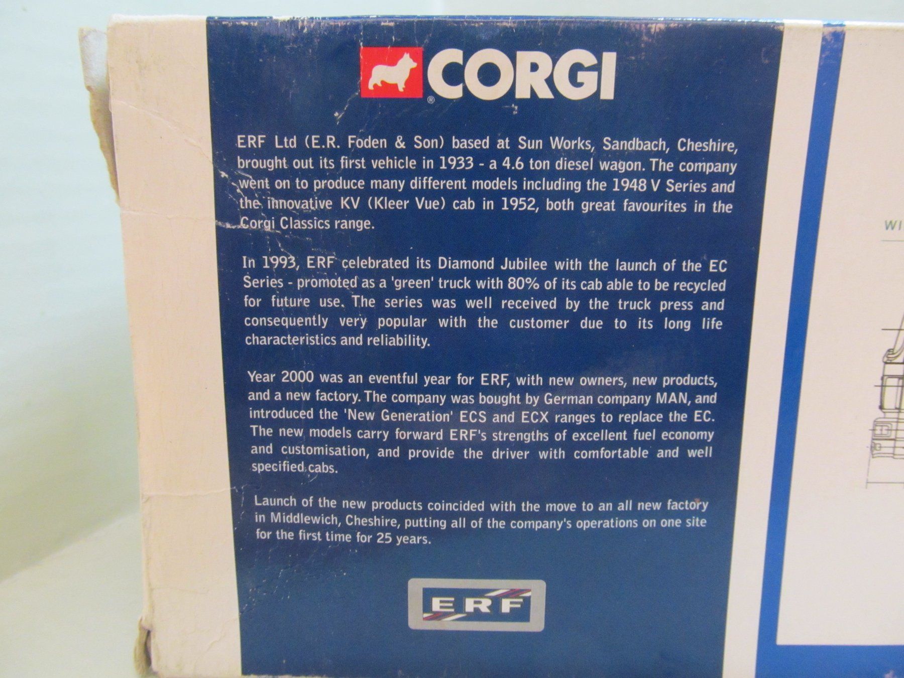 Corgi Toys Kit di modellismo & Modellini statici: TRUCK  ERF  ECS  3+3  ACHS  1:50  CORGI – Nuovo e nell'imballaggio originale da Grueningen venduto da malamut56 8