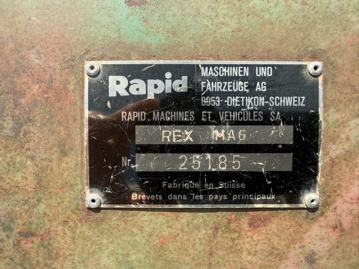 Rapid Tutte le macchine: Rapid REX MAG Balkenmäher – Usato da Thayngen venduto da Maxwell03 2