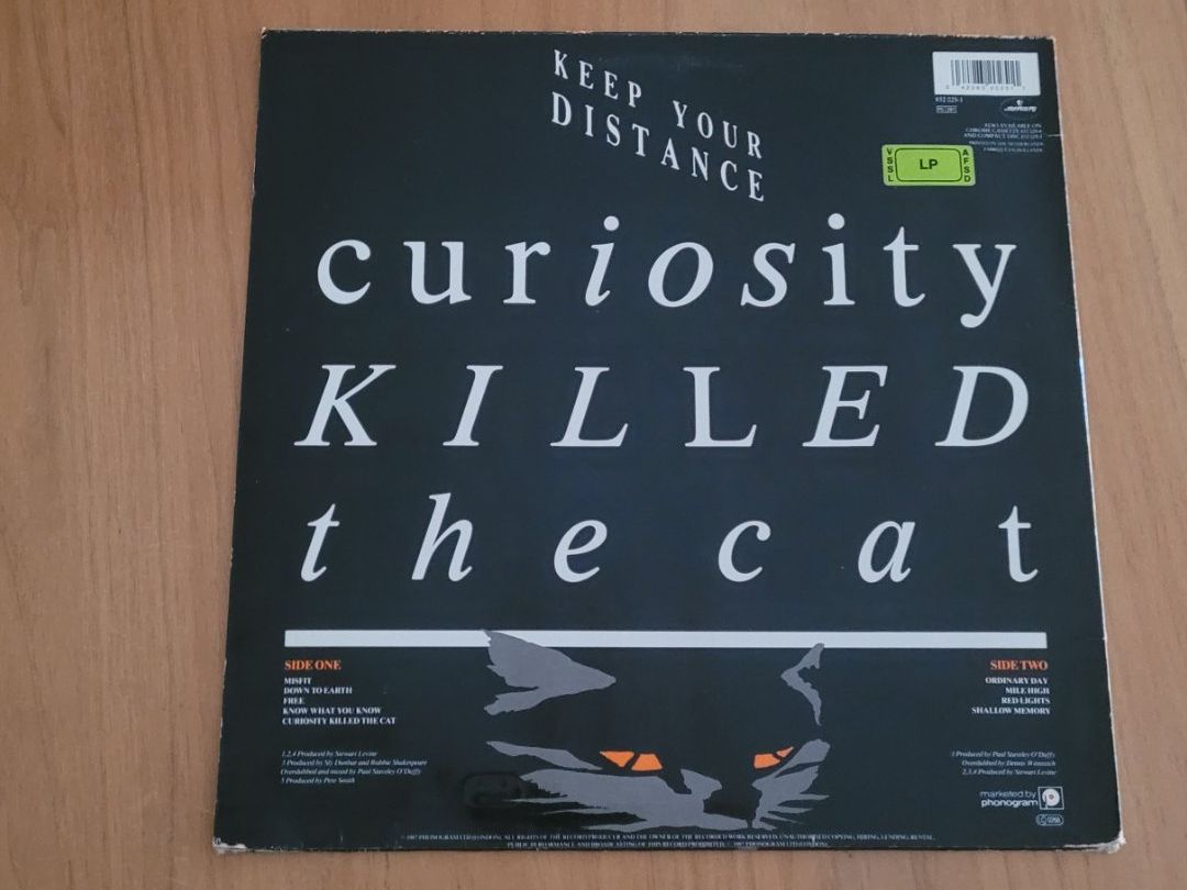 Dischi in vinile: LP  Curiosity Killed The Cat – Usato da Martigny venduto da MZ-67 1