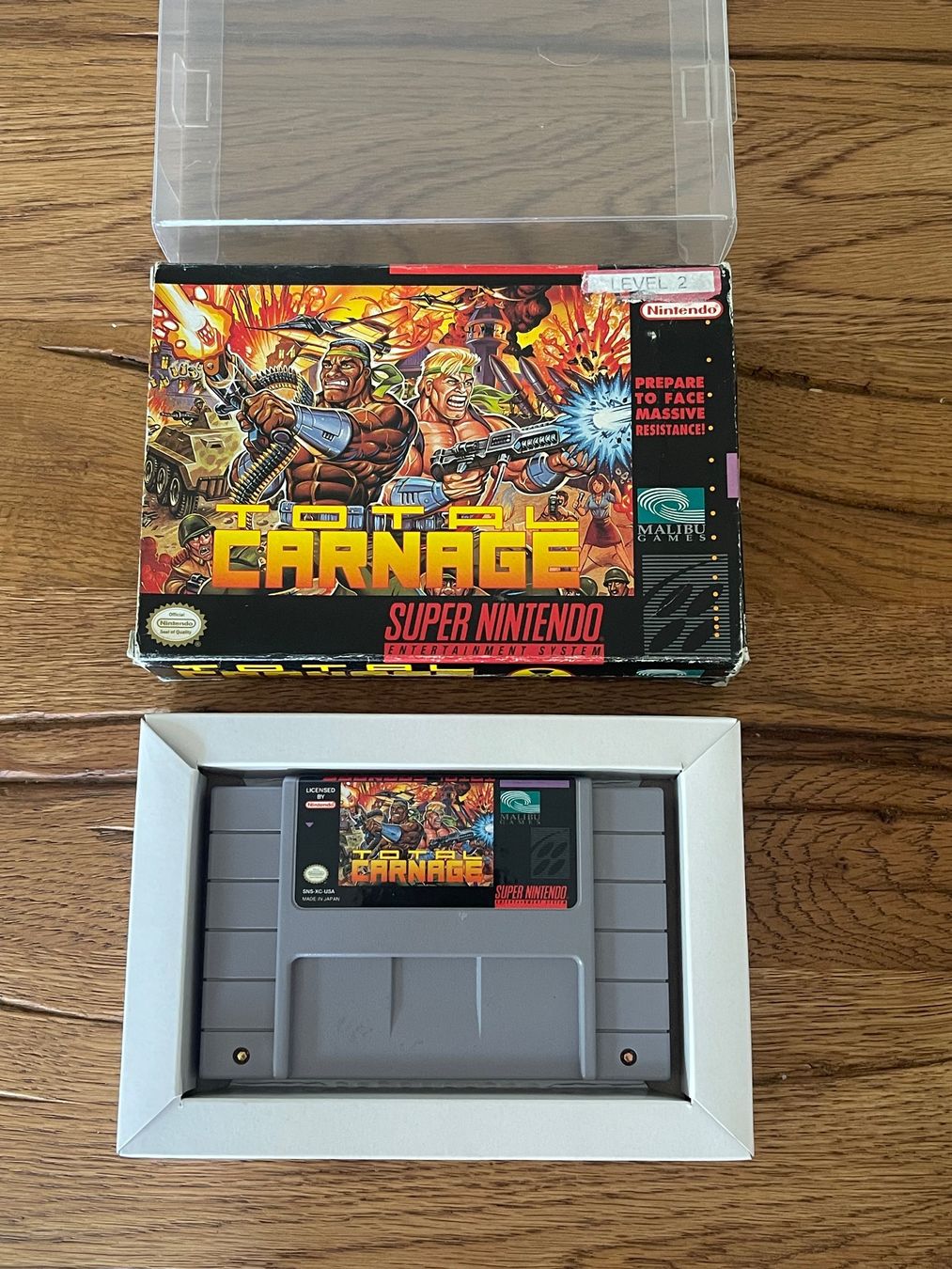 Nintendo Spiele: Super Nintendo NTSC Spiel Captain Carnage mit Box – Gebraucht aus Zuerich von Dorsi