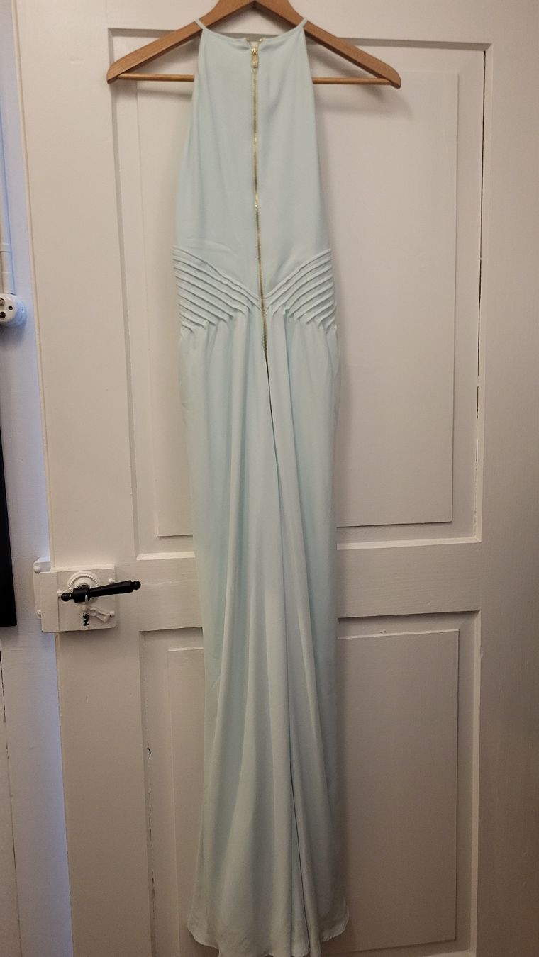 Ted Baker Vestiti: Ted Baker Blue Pleat Dress Size 2 – Nuovo (secondo la descrizione) da Zürich venduto da tkind 4
