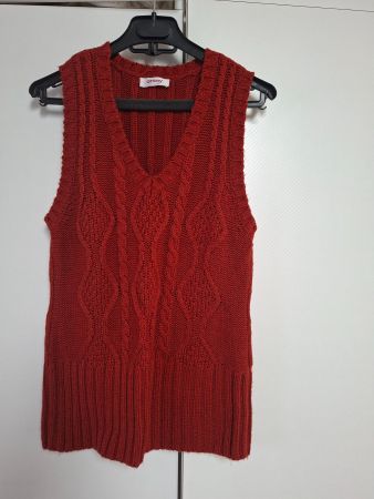 Orsay Strickweste, Rostrot, Gr. M