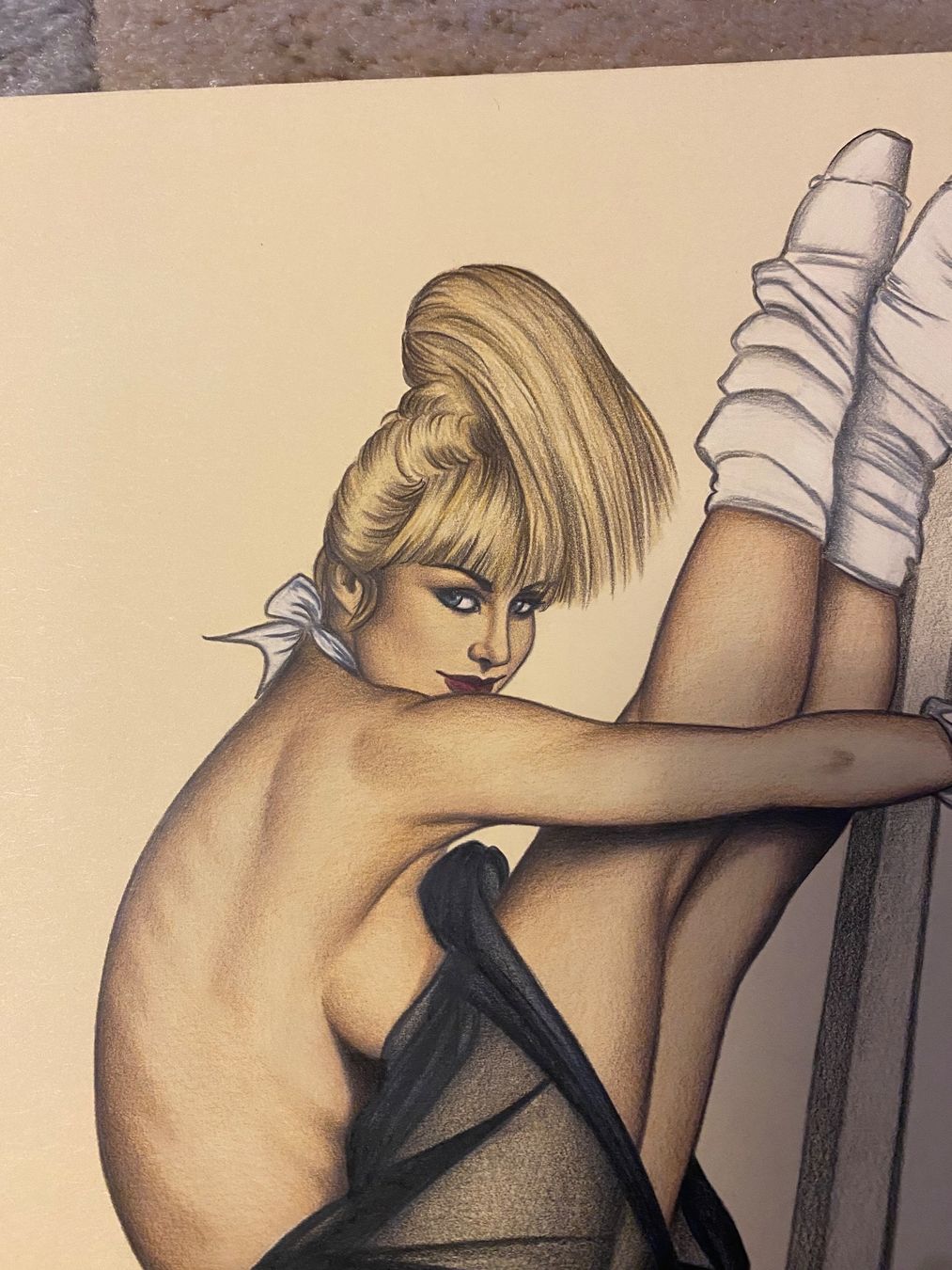 Foto & Immagini: Signierte Originalzeichnung Pin-up, – Usato da Berikon venduto da Samurai67ch 2
