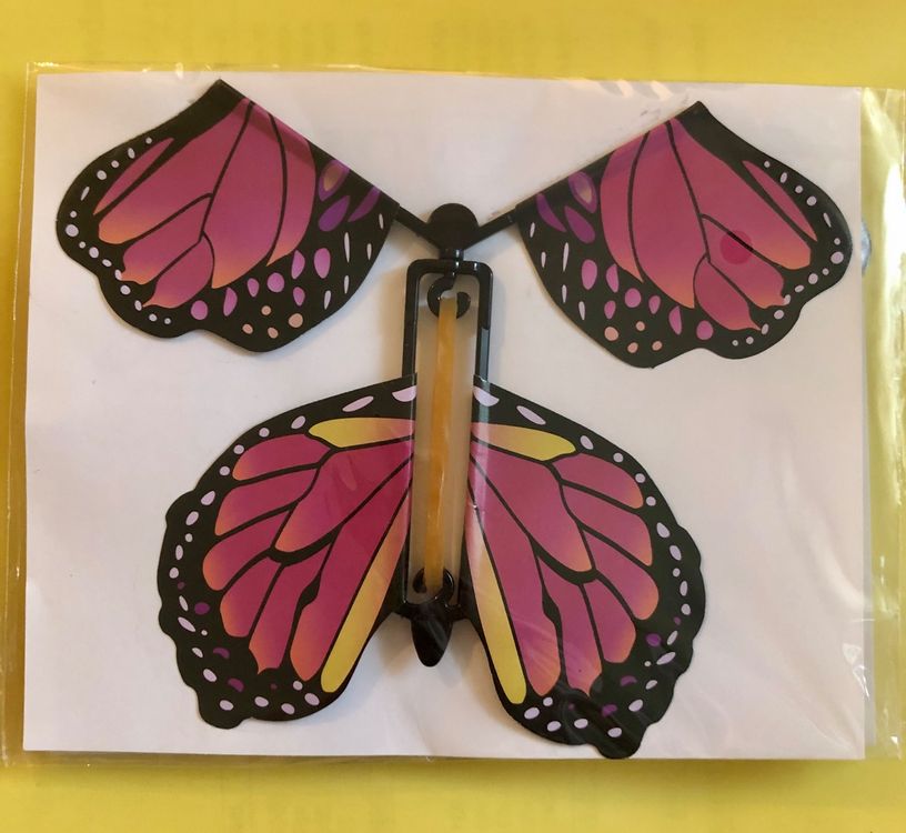 12x Magische Fliegende Schmetterlinge – Überraschungs-Schmetterling Mit Gummiband Für Karten, Geburtstage & Geschenke