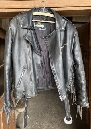 Motorrad Leder Jake 