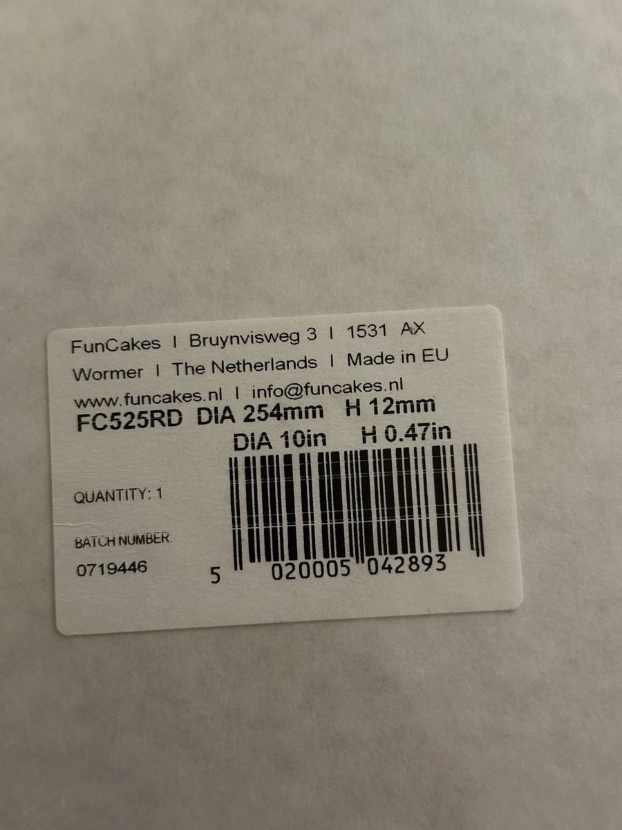 Piatti di portata: 3 Cake Drum Tortenplatten 1cm hoch – Nuovo e nell'imballaggio originale da Eglisau venduto da Brewster1 2