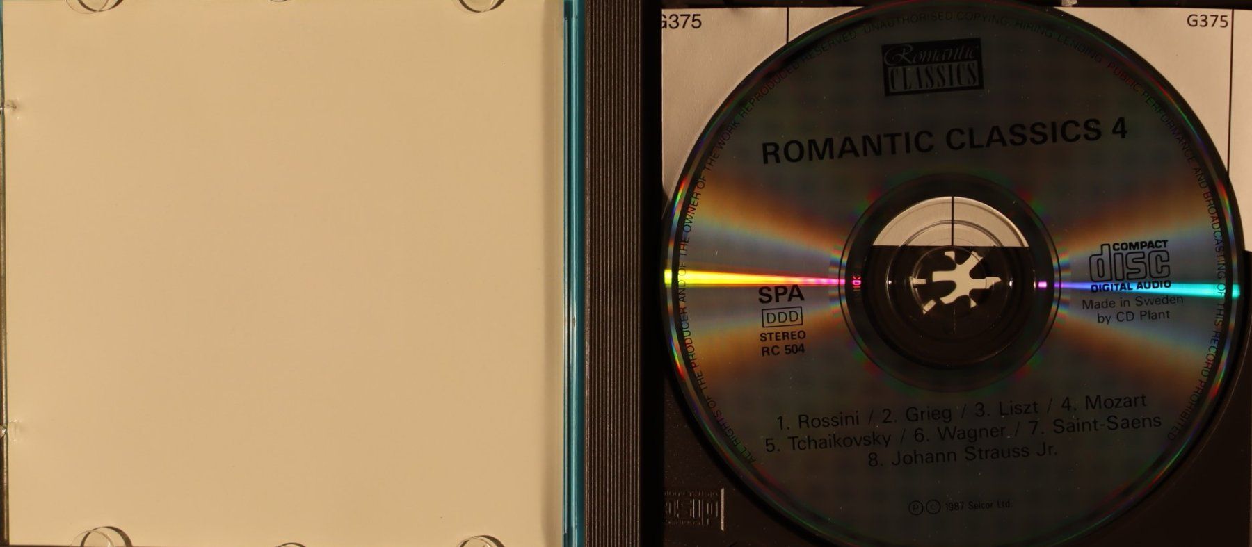 CD: Romantische Klassiker – Usato da Luzern venduto da CONTENTI 1