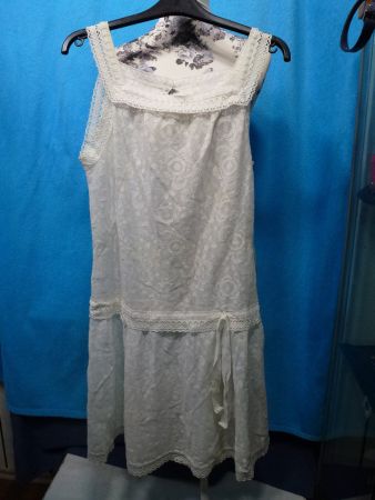 HANRO KLEID NACHTHEMD WIE MAN WILL LEICHT DURCHSICHTIG WEISS