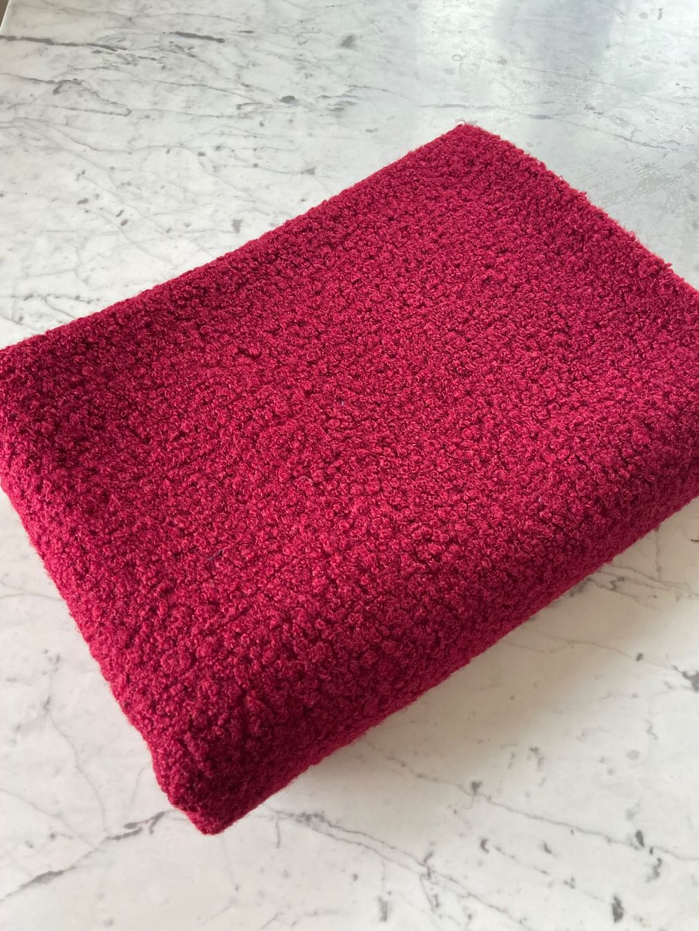 Tessuti: Woll-Bouclé Stoff 100cm x 155cm NEU – Nuovo e nell'imballaggio originale da Thalwil venduto da Luninul