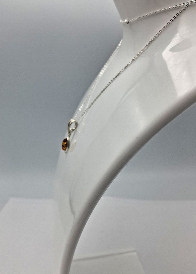 Ciondoli: Bernstein Anhänger 925 Silber brauner Bernstein Collier – Nuovo e nell'imballaggio originale da Heiligkreuzsteinach venduto da schmucktime 6
