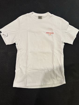 Pergamino & Buen Café T-Shirt weiss – Grösse S – Kolumbien