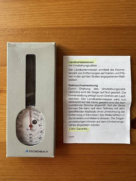 Eschenbach Misurare: Landkartenmesser – Nuovo (secondo la descrizione) da Belp venduto da mar_d6w8 3