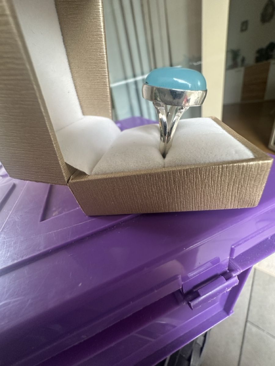 Ringe: Aqua Chalcedon 925 Silber Ring – Neu und originalverpackt aus Kriens von Hortensie6 1