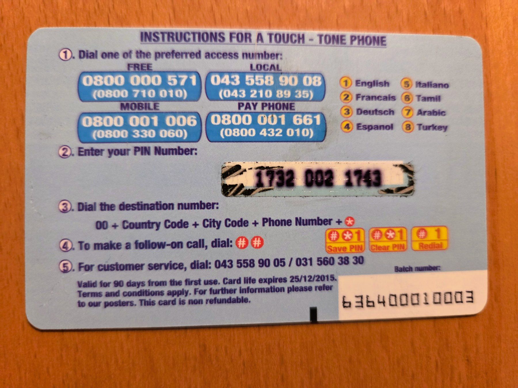Schede telefoniche: PREPAID - SCHWEIZ – Usato da Brüttisellen venduto da Nighttrain 1