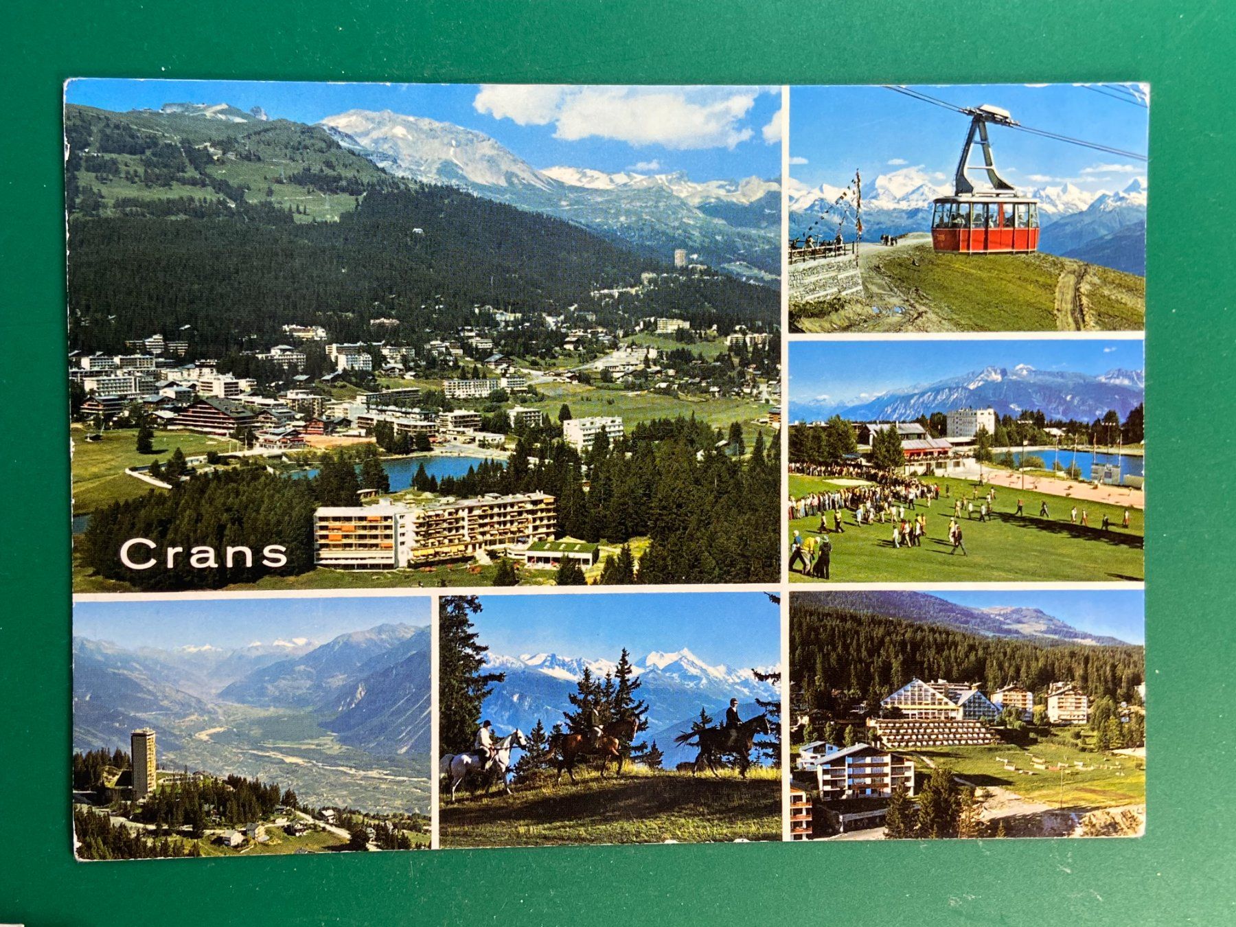 Cartes postales: Crans  - 6 Ansichten – D'occasion à Steg VS par danwer74