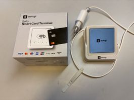 SumUp Solo Smart Card Terminal mit Ladestation weiss
